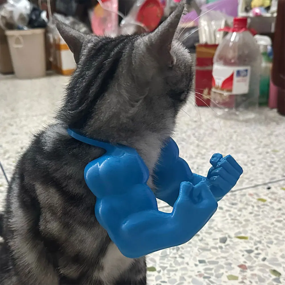 Katze Muskel Arm 3D Gedruckt Katze Lustige Arm Haustier Cosplay Kostüm Zubehör für Halloween Geburtstag Party Supplies