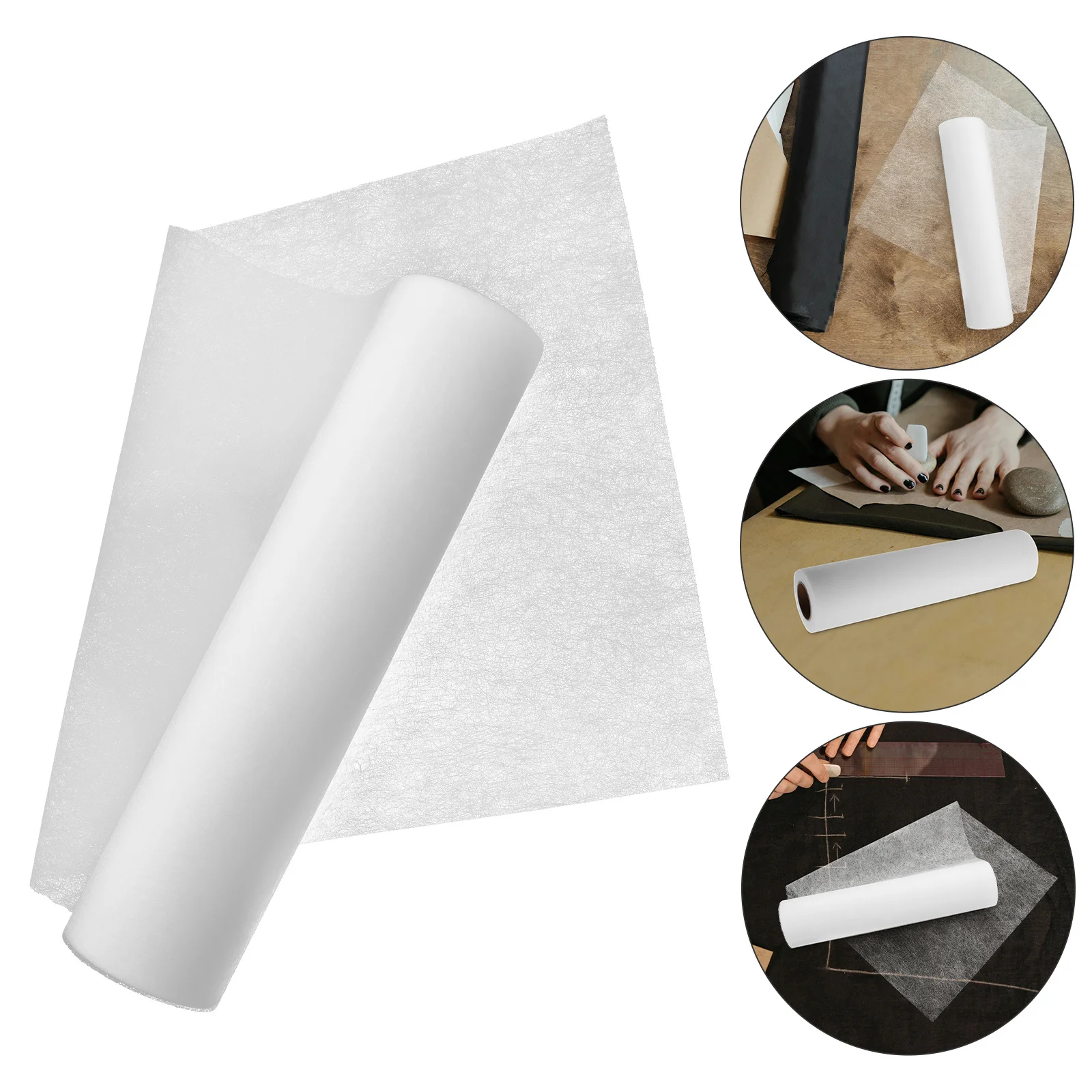 

Double Sided Fusible Interfacing White Non-Woven Fabric Stabilizer for DIY Sewing Quilting Craft Supplies Sewing Fabric Support