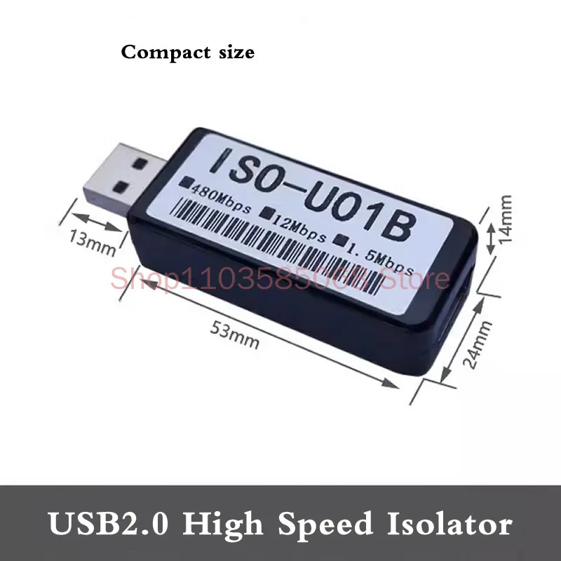 Imagem -02 - Isolador Usb de Alta Velocidade com Porta Usb Decodificador Dac Proteção 480mbps Eliminação de Áudio do Som Atual Adum3165