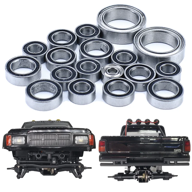 

18pcs Metal Modified Bearing Set for 1/18 HPI Venture 18 Hilux 1985 SR5 RC Remote Control Model Car