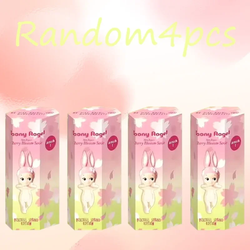 دمية الملاك زهر الكرز سلسلة النسخة الليلية صندوق أعمى جمع هيبرز عمل الشكل الهاتف الحلي صندوق غامض مفاجأة هدية