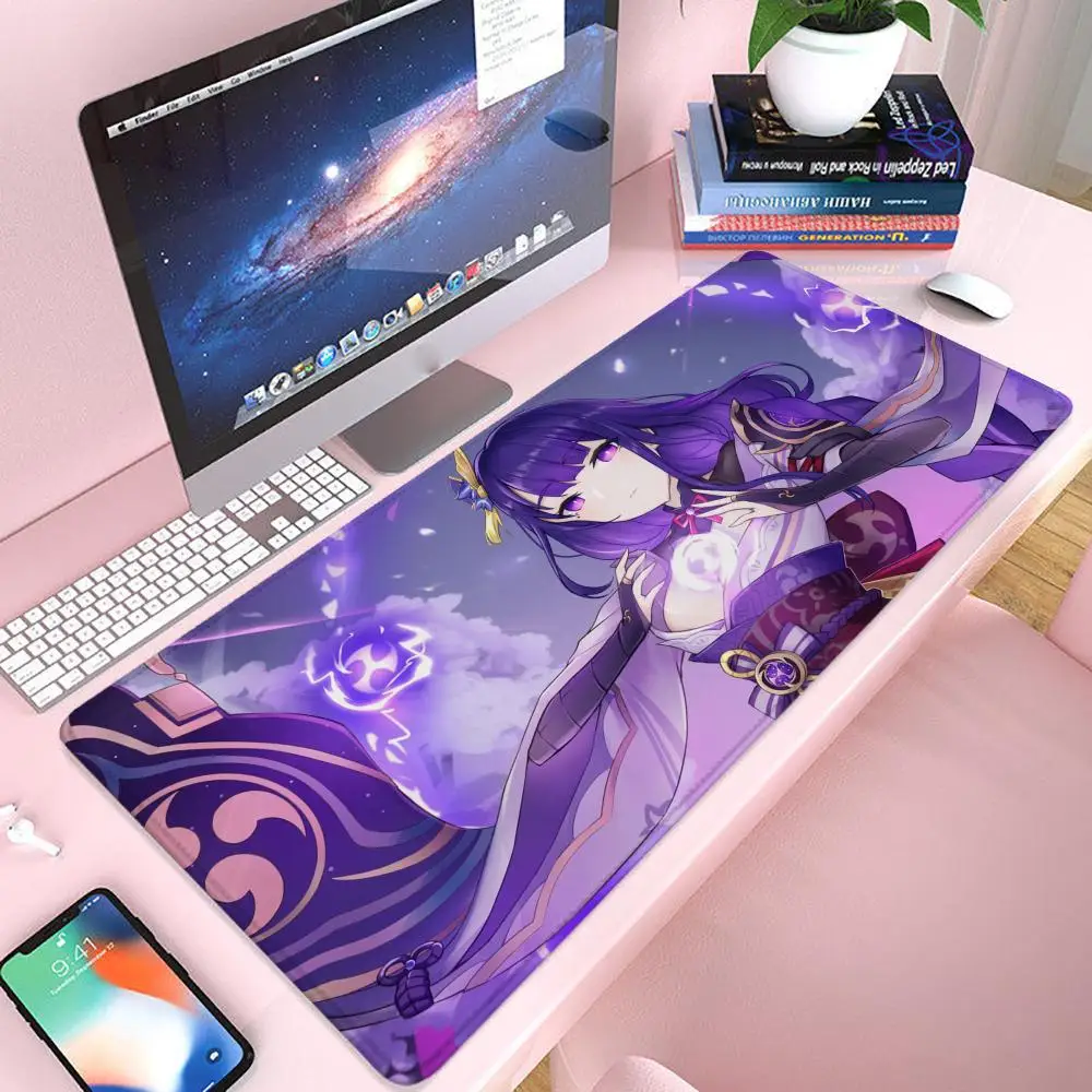 

Коврик для мыши Genshin Impact Raiden Shogun Gaming 900 × 400 Коврик для мыши Gamer Xxl Коврик для мыши Офисные аксессуары Клавиатура Длинный коврик для вычислений