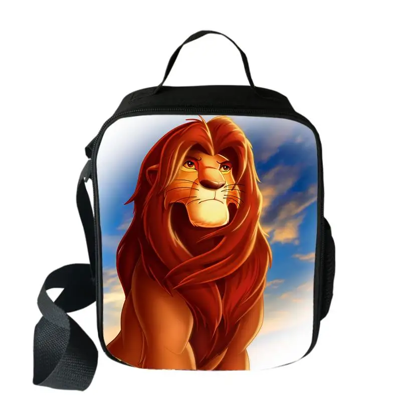 Hot Disney The Lion King Lunch Bags cibo per studenti scatola per il pranzo isolata portatile ragazzi ragazze Cartoon bambini scuola pranzo borse