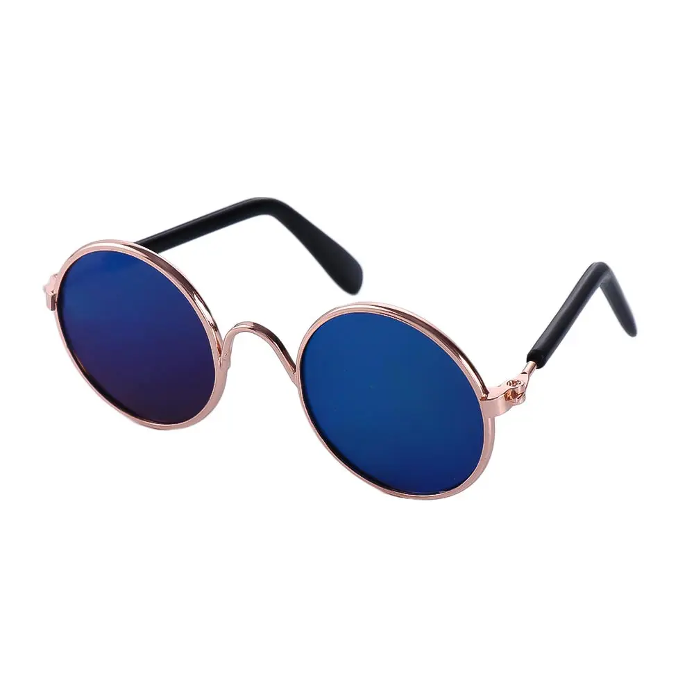 

Round Fashion For Small Dog Cat Decoration Cat Accessories Reflection Eye Wear Photos Props Sunglasses Pet Glasses