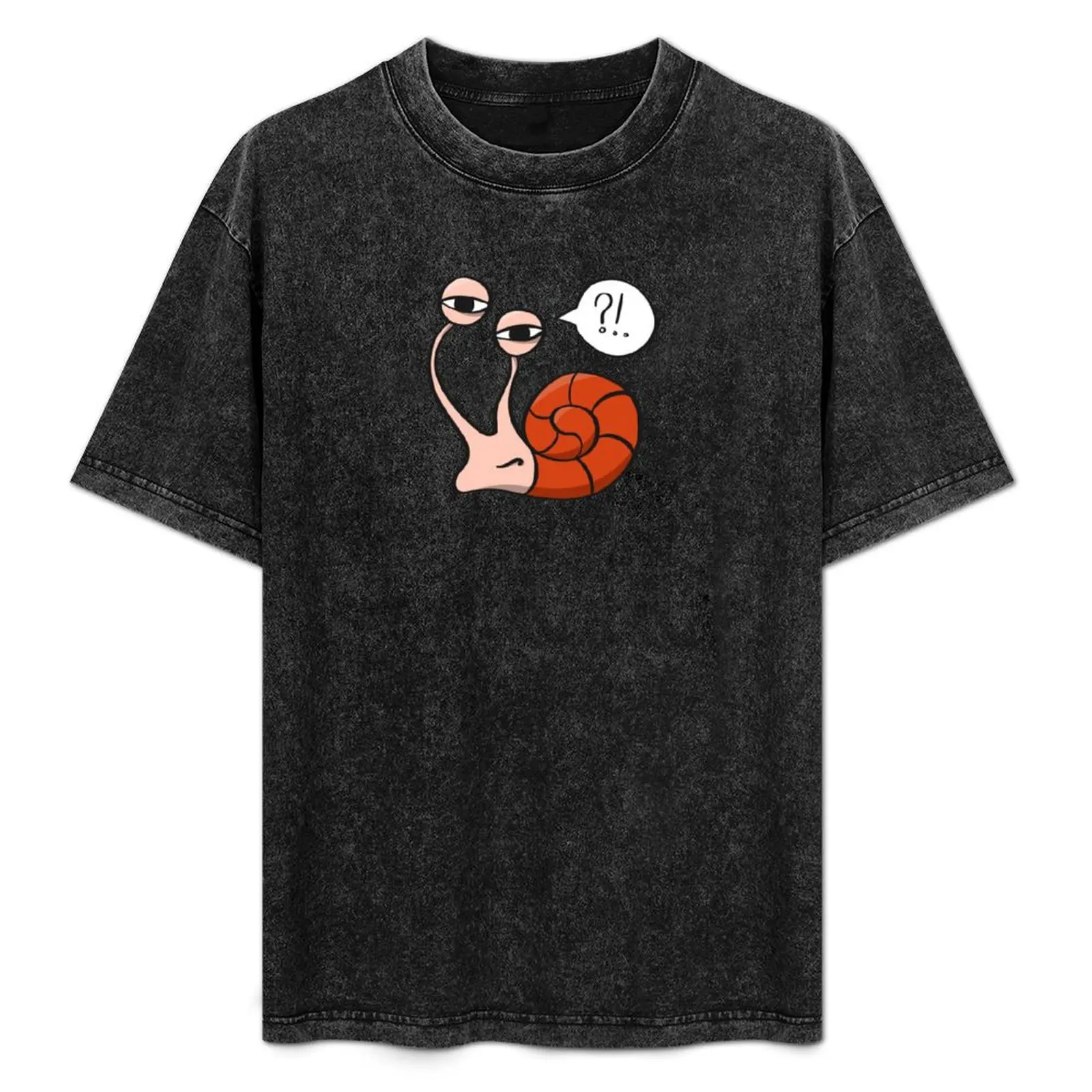 

The snail's contemptuous look - what happened T-Shirt Sweat Resistant Workout Tee Shirt