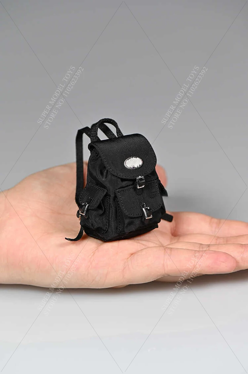 In Stock SP-199 1/6 Scale Female Soldiers Scene Accessories Black Multi Pocket Backpack For 12-inches Action Figure Doll