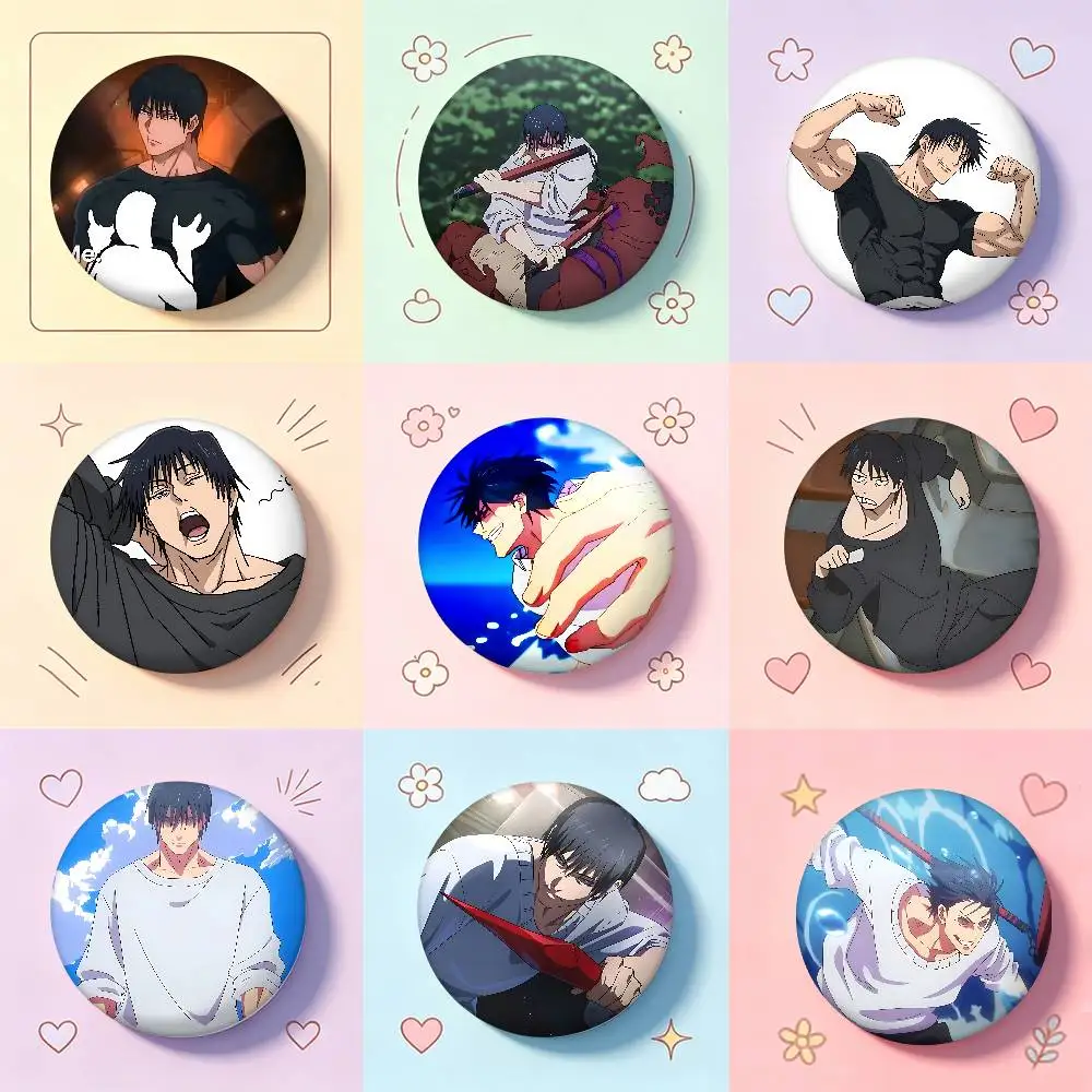Cool T-Toji Fushiguro Cartoon Star Badges, Brooches, Pins, Tin Props, Christmas Gifts, Birthday Gifts