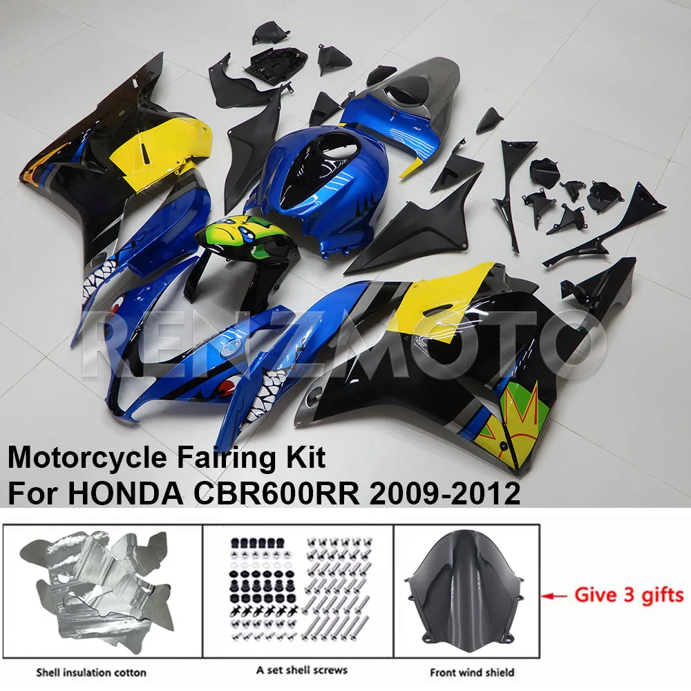 Обтекатель для HONDA CBR600RR 2009-2012, детский мотоциклетный комплект, комплект кузова, декоративные пластиковые защитные аксессуары, корпус