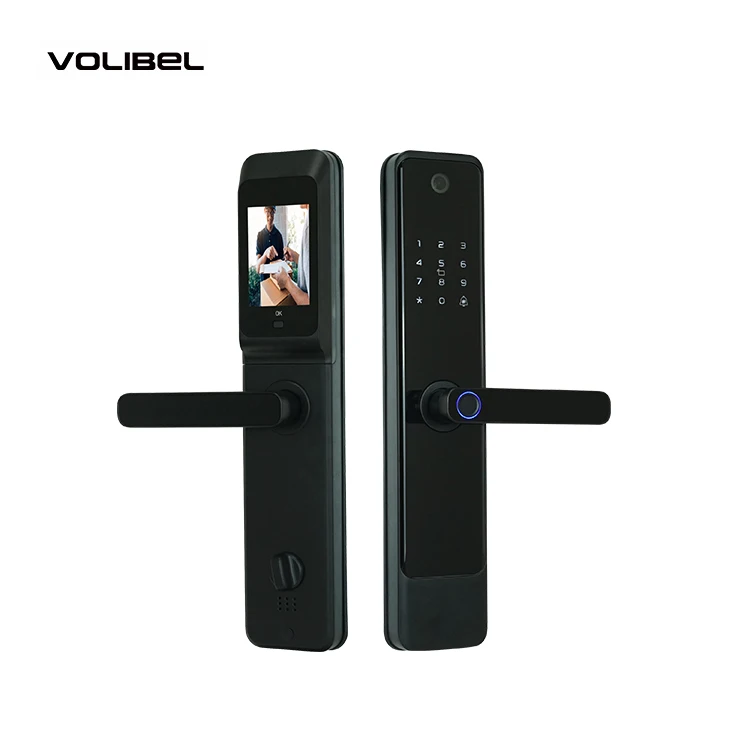 

Affordable promotion Wifi smart remote control fingerprint password card camera screen digital entrance door smart lock