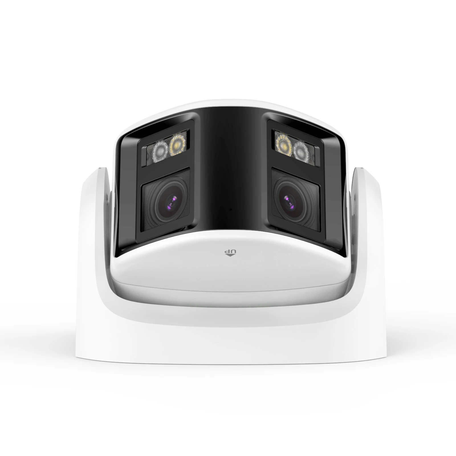 

4K (8MP) artificial intelligence dual lens panoramic FOV 180 with two-way audio, color night IP POE CCTV turret ANNKE