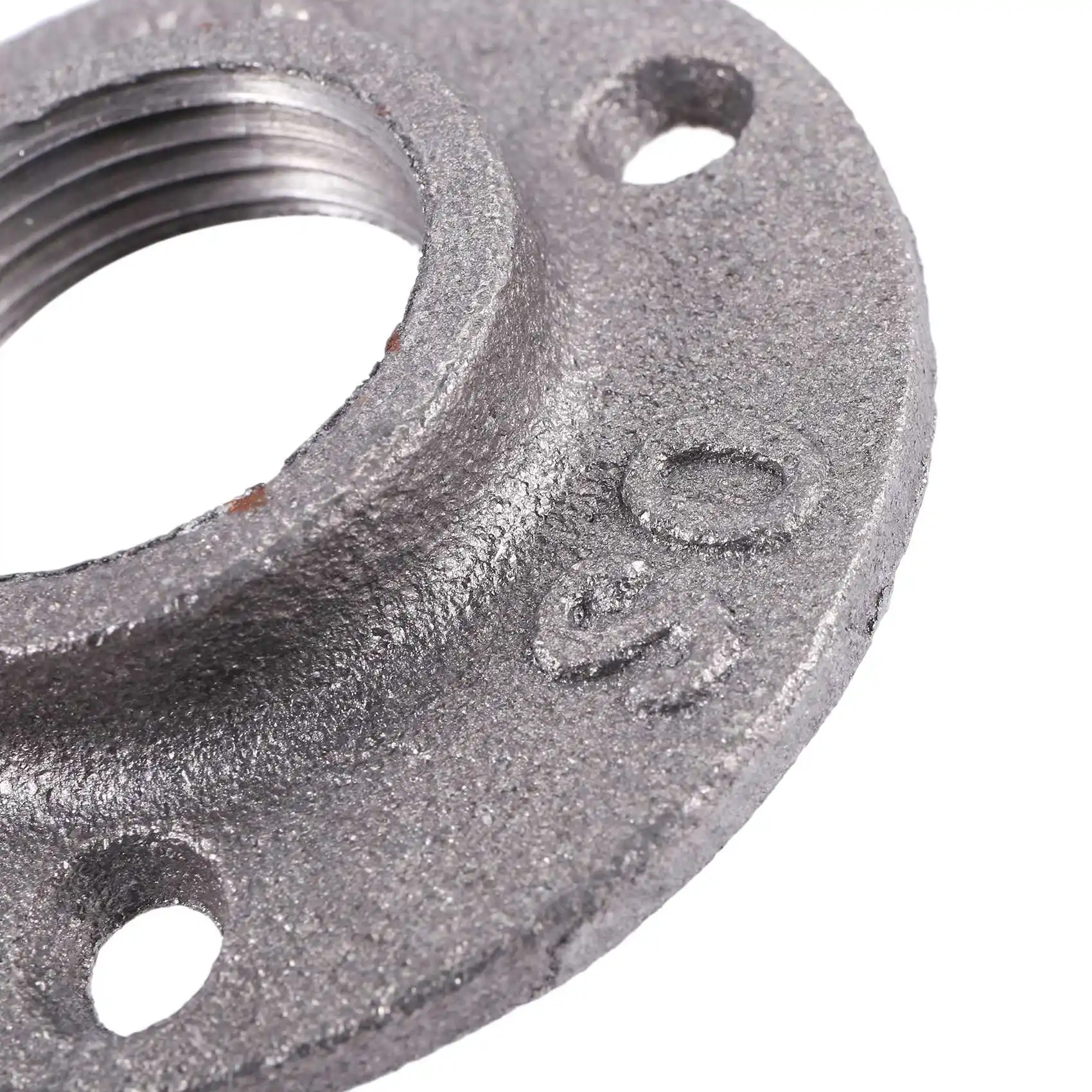 ABLK 1 بوصة شفة أنابيب الحديد الزهر القابلة للطرق، شفاه الأنابيب الصناعية للأنابيب والتجهيزات السوداء الملولبة 1 قطعة