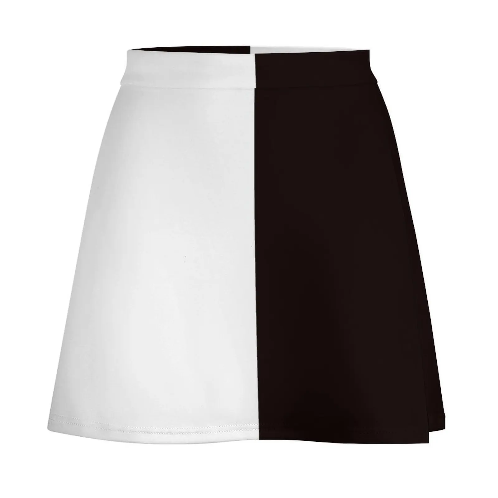 Half White Half Black A-Line Dress Mini Skirt luxury women skirts skirts for women Mini Skirt