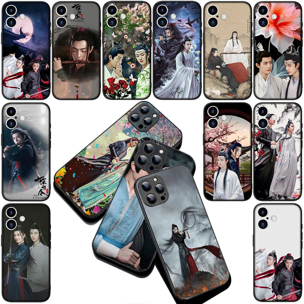Чехол для телефона The Untamed Xiao Zhan Wei Wuxian для Apple iPhone 16 14 15 Plus 11 Pro Max 16E ProMax + 16Plus 15+ 14+ Гибкий чехол
