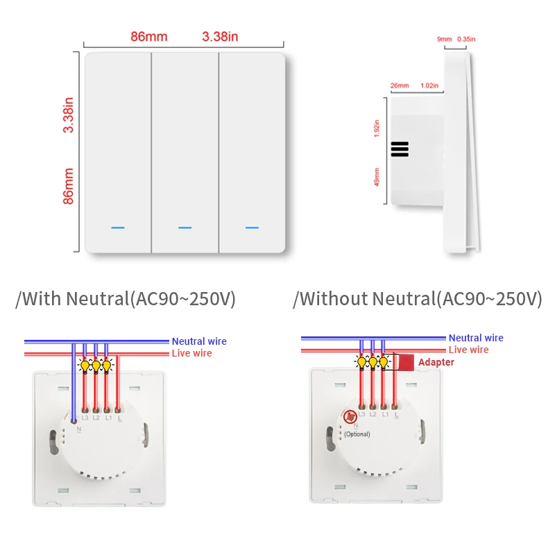 Tuya ZigBee Wireless Smart Life interruttore della luce a distanza pulsante Controller Wall House Multi Control Alexa Google Home Voice