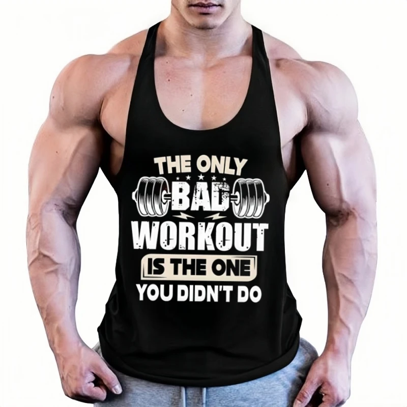 Nuovo Bodybuilding Stringer Vest Uomo Canotta senza maniche in cotone Palestre centriche Allenamento atletico Definizione muscolare AllenamentoCanottiera