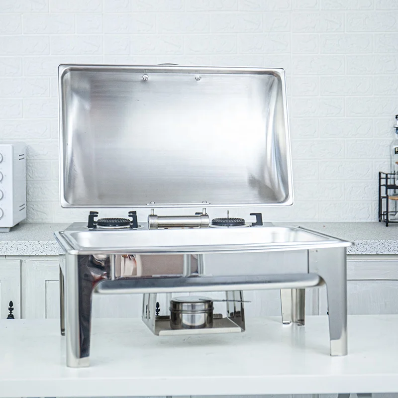 Plato de frotamiento, juego de Buffet, platos de Buffet, Paella de África del Sur, pescado, comida dorada, colgante de boda, plato de frotamiento de lujo de acero inoxidable