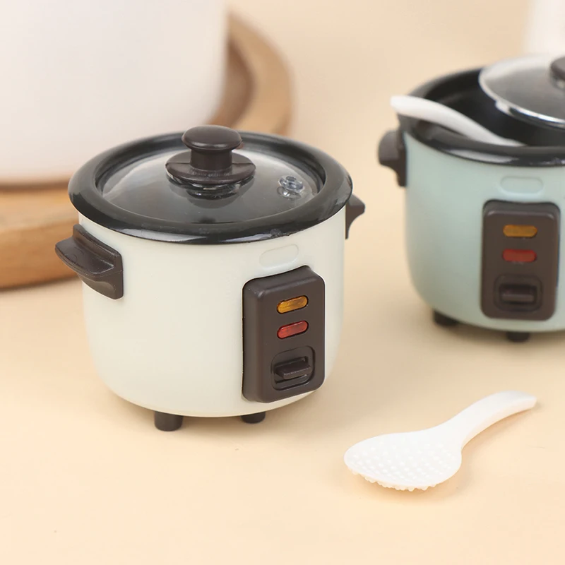 Cuiseur à riz électrique l'inventaire, maison de courses, mini appareils électroménagers, décoration pour maison à beurre, accessoires de cuisine, 1:12