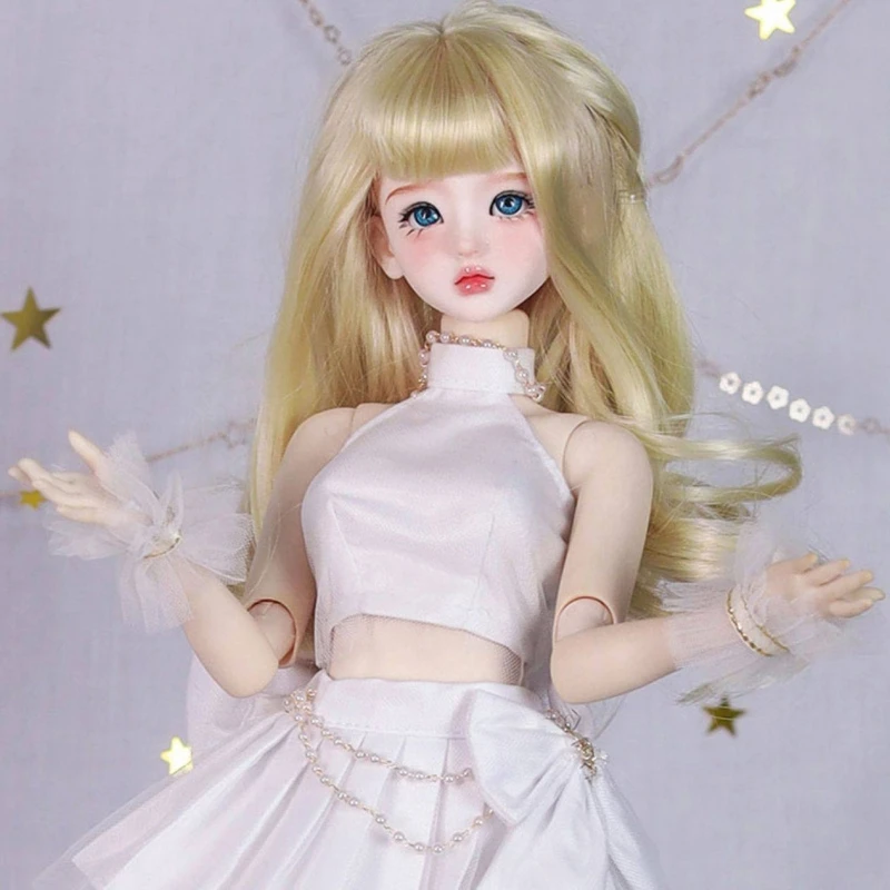 Bjidi Serie Limitata 1/4 Bambola BJD MJD Set Completo con Abito da Palcoscenico e Trucco, Bambola Snodata 45cm, Modello Fai da Te, Regalo di Compleanno per Ragazze