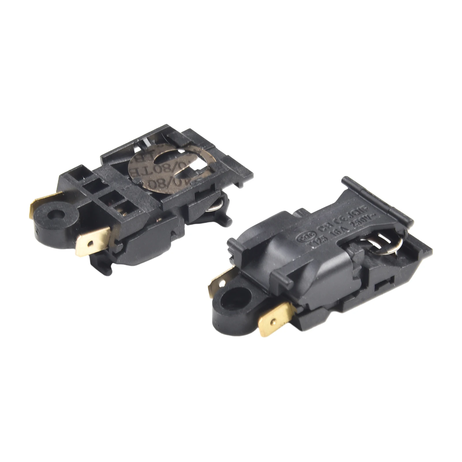 2pcs Kettle Switch Boiler Thermostat Switch 16A Electric Kettle Steam Pressure Jump Switch Terminal Kitchen Appliance Parts