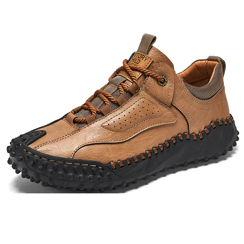 

Мужская повседневная обувь ручной работы, спортивная противоскользящая походная обувь, мужская обувь