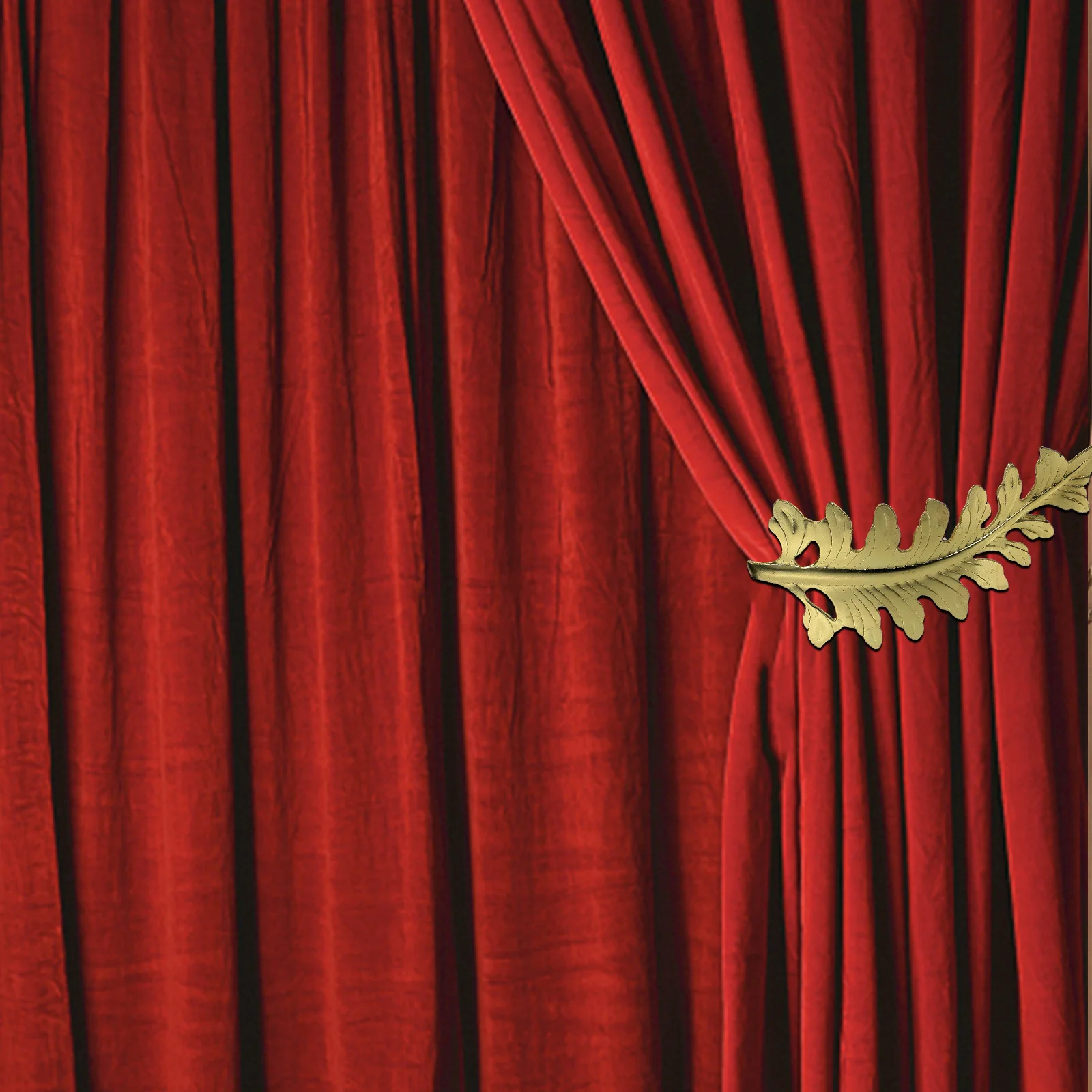 

Metal Leaf Shaped Curtain Holdback Exquisite Design for Modern Style Curtains Suitable for Home Shop Office Desktop Porch Bar