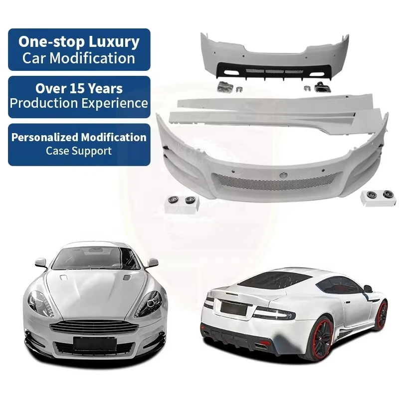 Fiberglass Bodykit for Aston Martin Db9 Upgrade MSY Kit Front Bumper Rear Bumper Diffuser Lip Body Kits