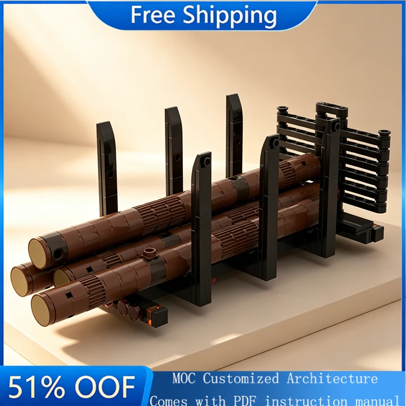 

Новый конструктор MOC City Engineering: Модель лесовоза с ковшом, 277 деталей. Технологичный конструктор для детей, креативная игрушка, подарок на день рождения.