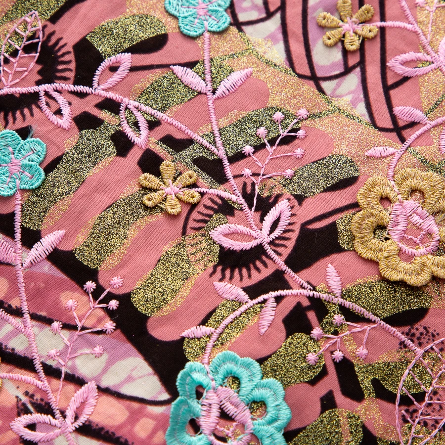 Latest Design African Wax Stone Cord Lace Fabric 2026 High Quality Luxury Nigerian Net Guipure Lace Fabric For Wedding Dress Sew