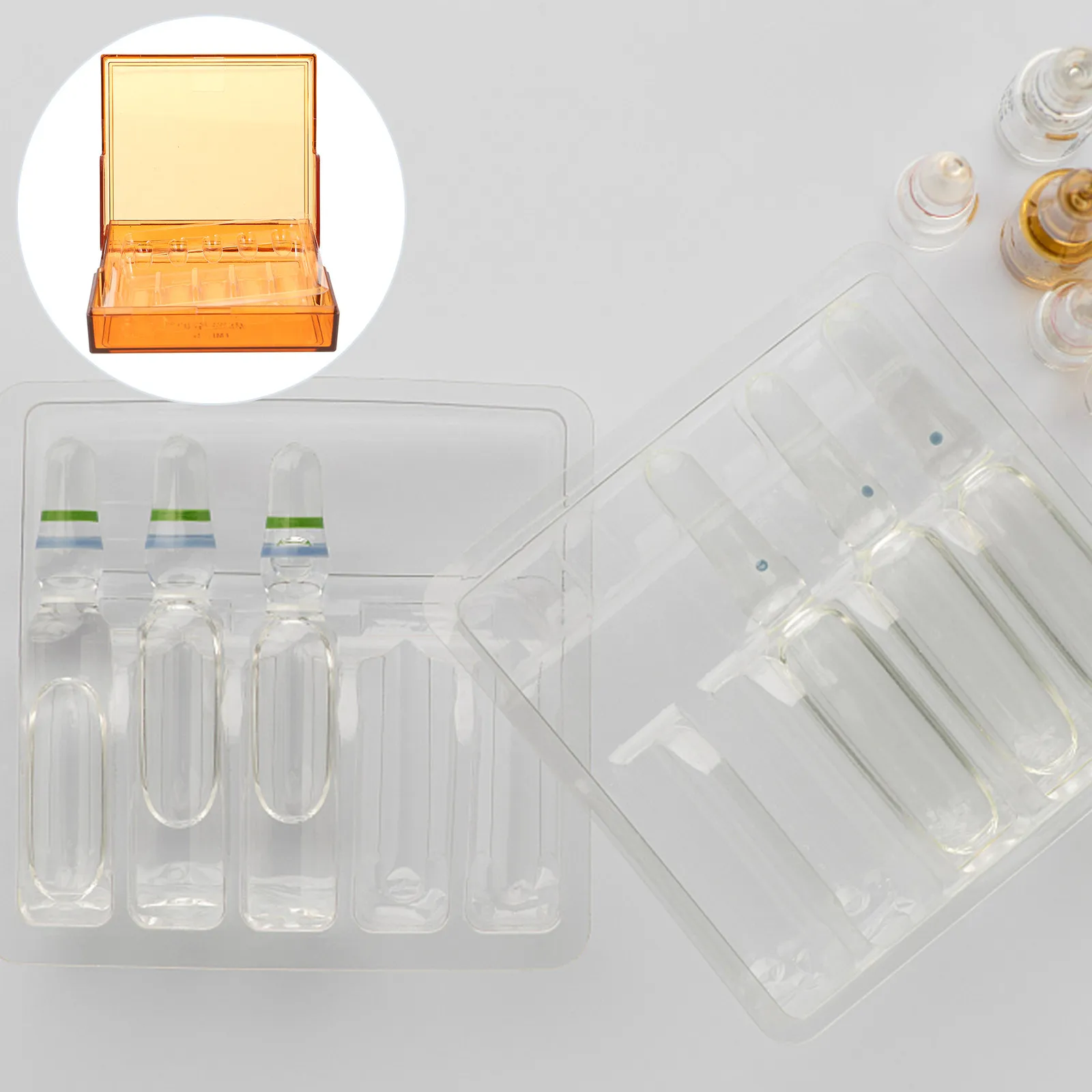 

Светонепроницаемый контейнер для инъекций из высококачественного пластика, кейс-держатель для шприцев для больниц и клиник, медицинский ящик для хранения, для скорой помощи и инъекций