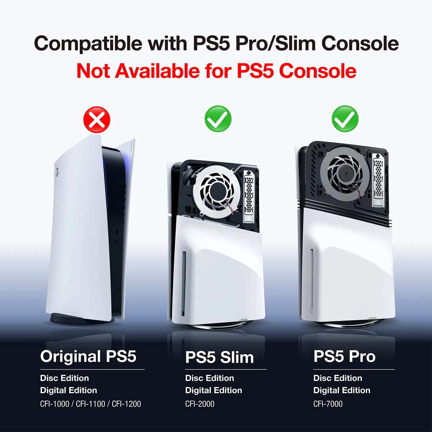 غطاء معدني لتبديد الحرارة لـ PS5 Pro/PS5 Slim M.2 SSD فتحة توسيع غطاء غبار المبرد ثقب قابل للتنفس حافظة حرارية من الألومنيوم