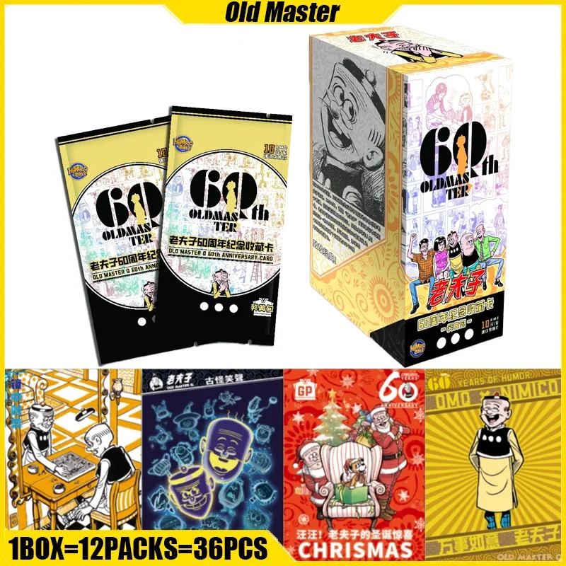 

NIMICO Old Master Cards 60th Anniversary Commemation Аниме Коллекционные карты Mistery Box Настольная игра Игрушки Подарки на день рождения для детей