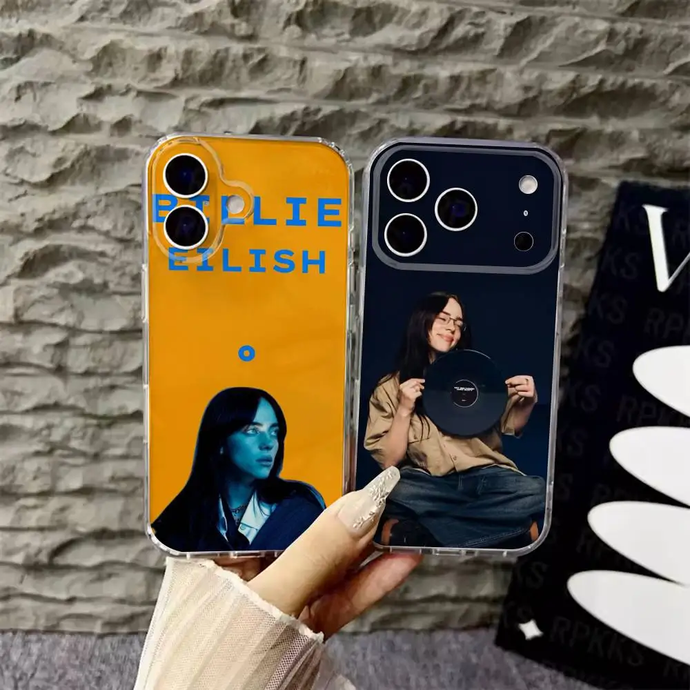 

Hit Me Hard and Soft B- BillieS Phone Case For iPhone 17,16,15,14,13,12,Pro,Max,Plus,E,SE4,Air,Mini Transparent Cover