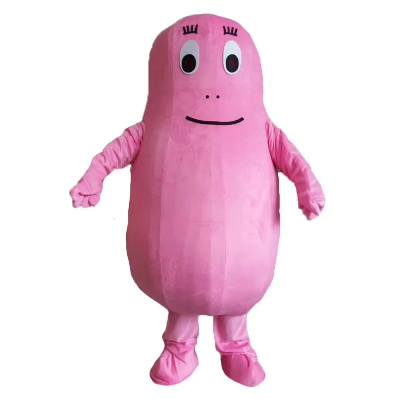 Pink BarbaPapa Mascot Costume Lovely Beard Papa Adult Mascottes Cartoon Character Cosplay Anime Halloween Decoration Fursuit