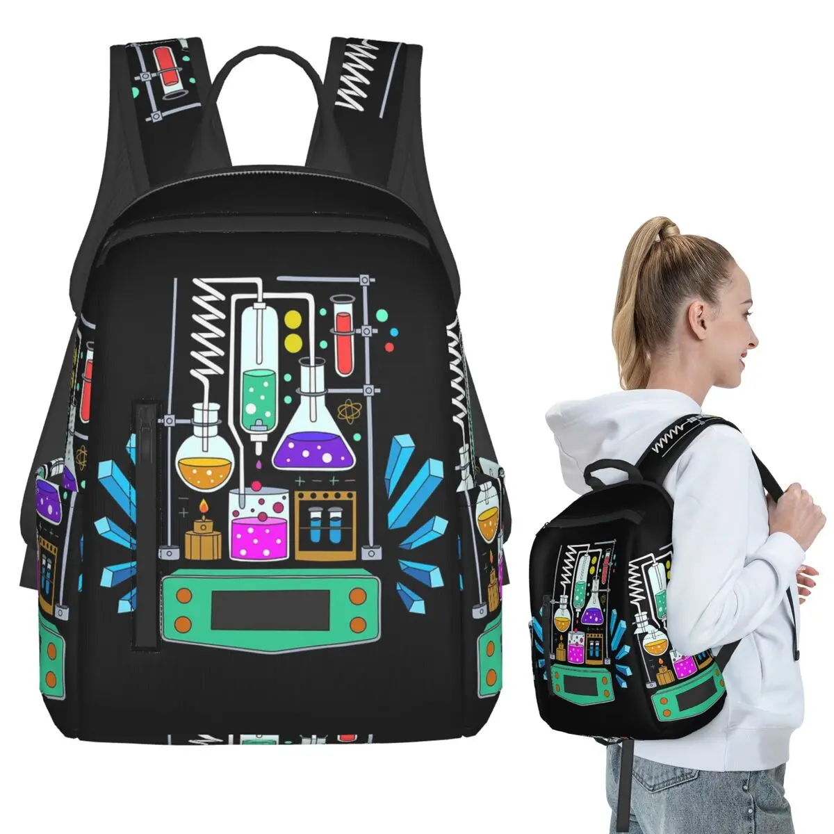 

Back To School Backpack Student BookBag Children School Bag Computer Shoulder Bags Men Women