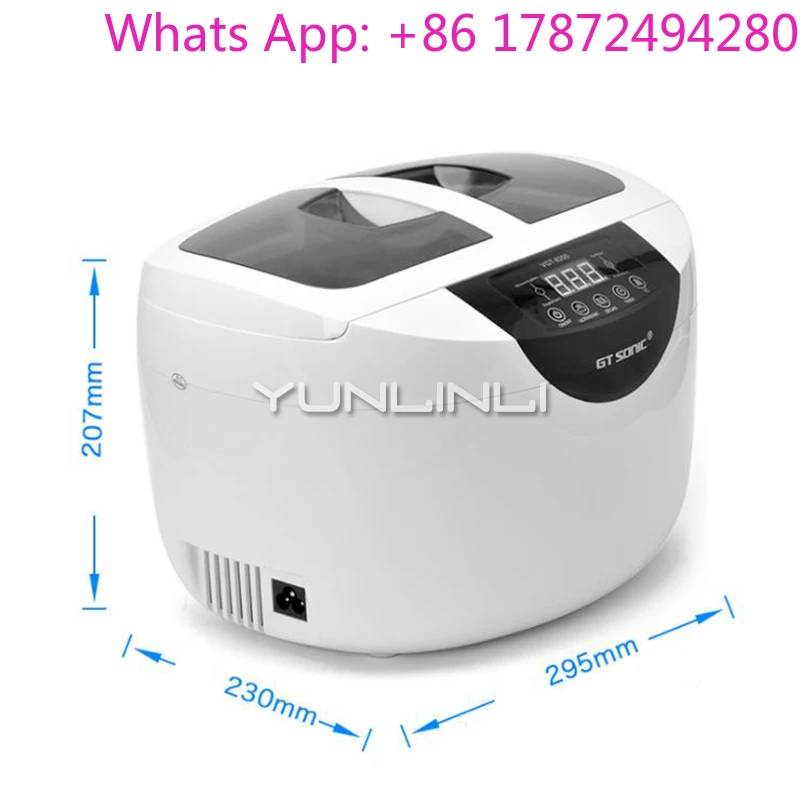 Ultrasonic Cleaner 2500ml Mini Ultrasonic Washing Unit Glasses/Watch/Feeder Ultrasonic Cleaning Machine