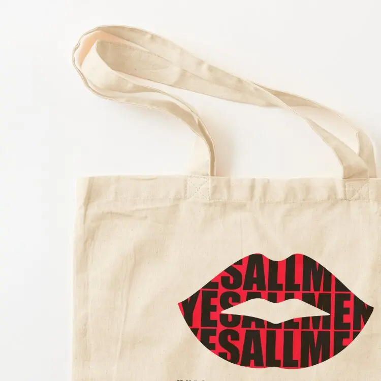 YES ALL MEN ?? Tote Bag ecological bags tote bag screen reusable shopping bag tote bags cloth bags