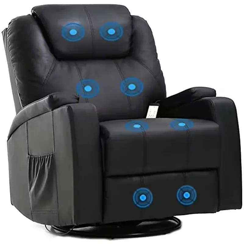 For TRIHO S81873 Electric Massage Single Seat Home Theater Lazy First Class Leather Sofa Living Room Furniture