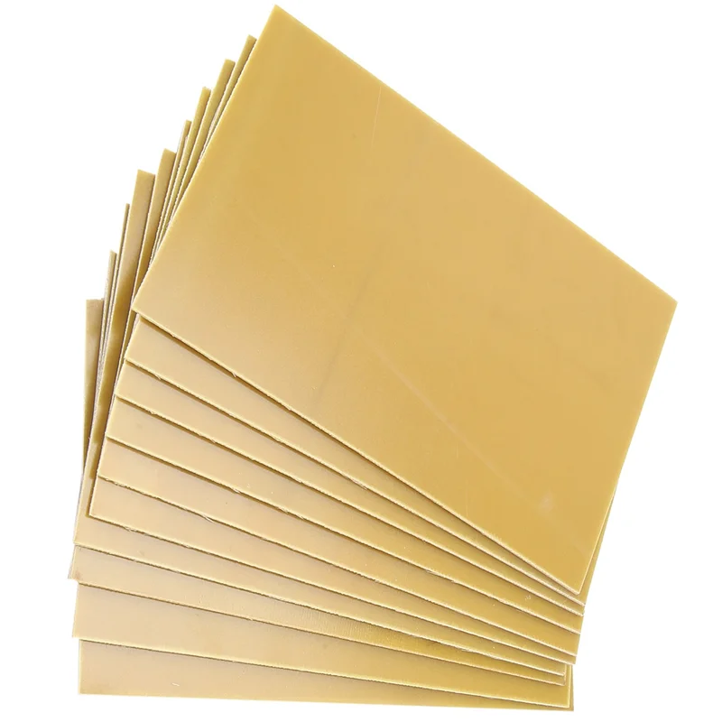 AC57-10PCS Placa de circuito laminado CCL de un solo lado DIY