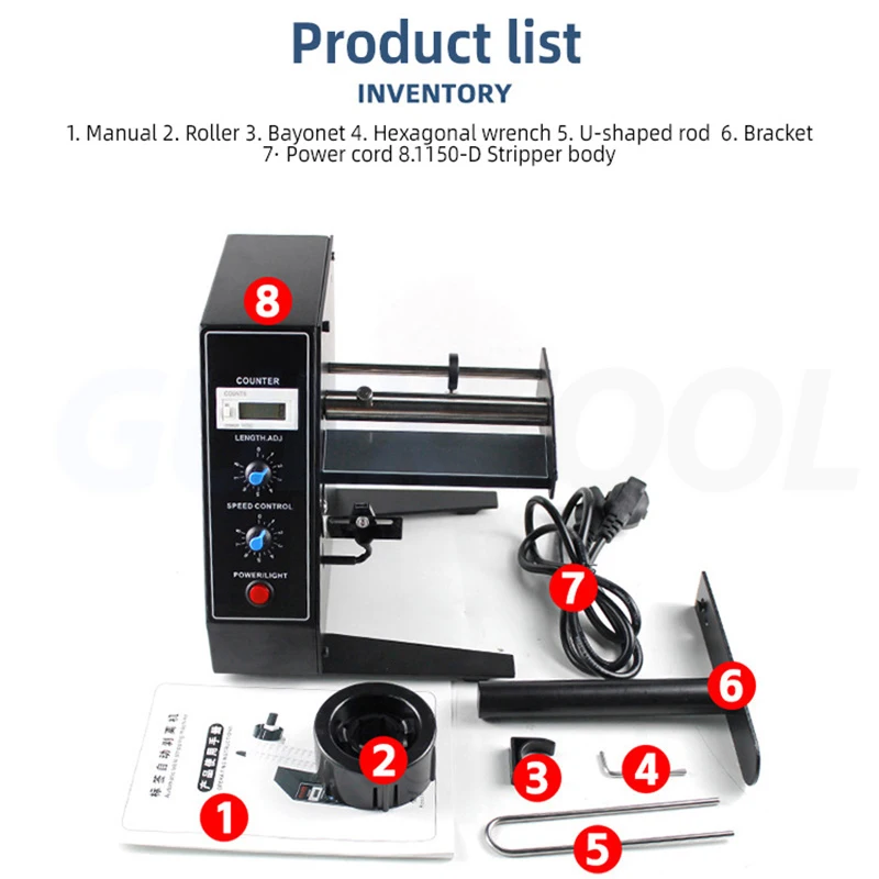 Automatic Labeling Machine Portable Labeling Machine Sticker Separation Automatic Label Peeling Machine Label Tearing machine