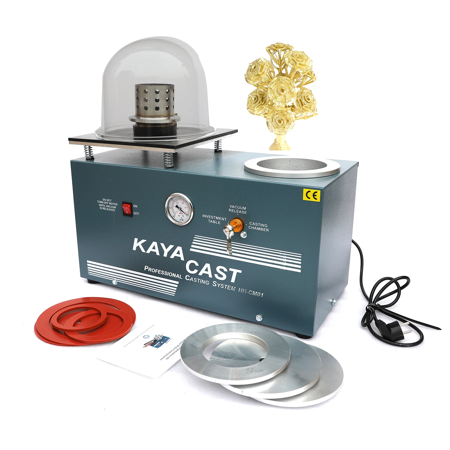 

Jewelry Tools & Equipment Stainless Steel Gold Silver Casting Machine Vacuum Casting Machine Kaya