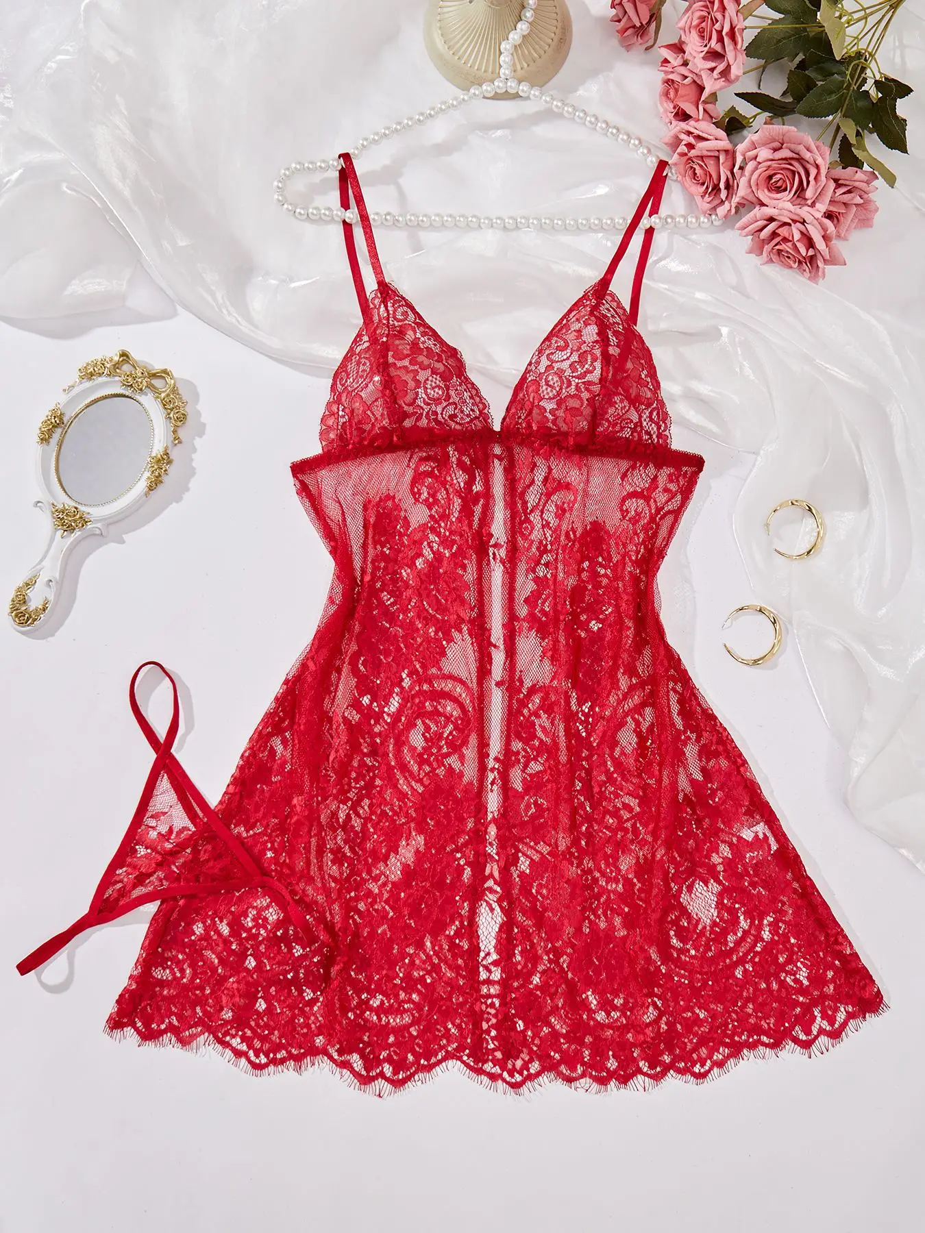 

Новое сексуальное женское платье с глубоким v-образным вырезом, сетчатое и кружевное сексуальное женское платье