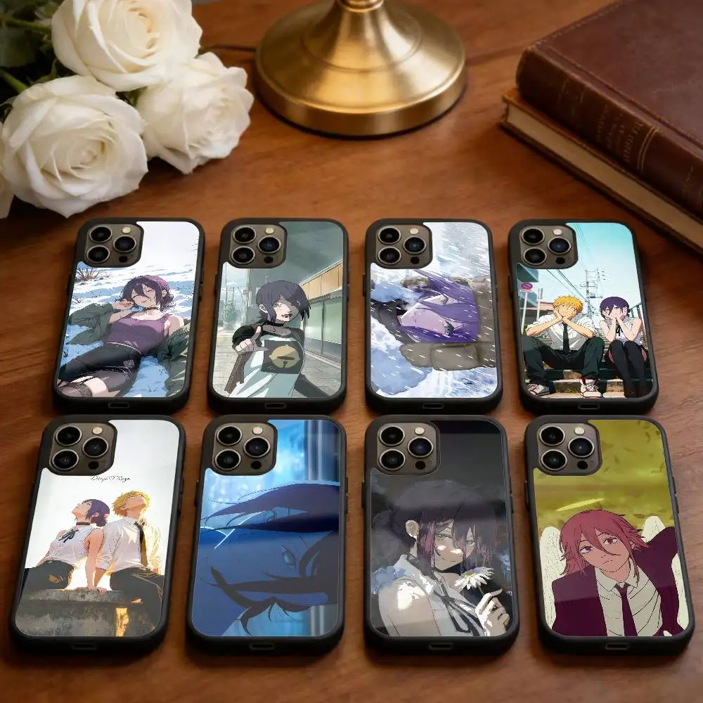 

H-Reze C-Chainsaw Man Phone Case For iPhone 17,16,15,14,13,Pro,Max,Plus,Magnetic For Magsafe Wireless Charging