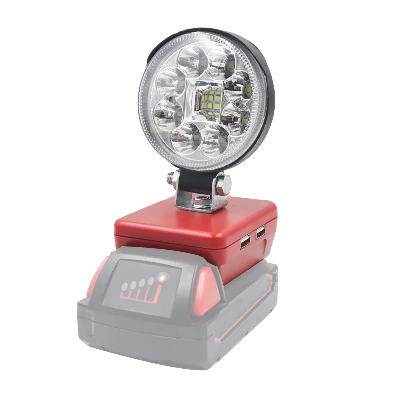 Imagem -02 - Polegada Carro Conduziu Luzes de Trabalho Lanternas Tocha Spotlight Usb Power Bank para Milwaukee 18v M18 para Dewalt 20v 60v Li-ion Bateria 3