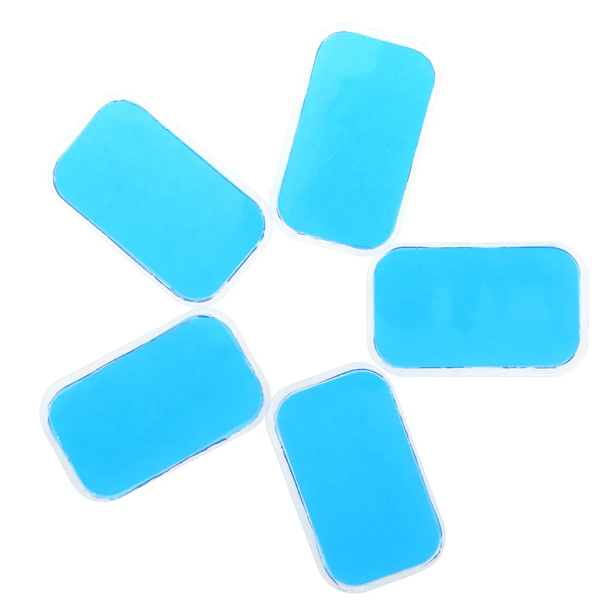 30Pcs Abdominal Toner Replacement Gel Pads Grade Hydrogel Adhesive Sheet Soft Conductive Sticker for Muscle Trainer ABS