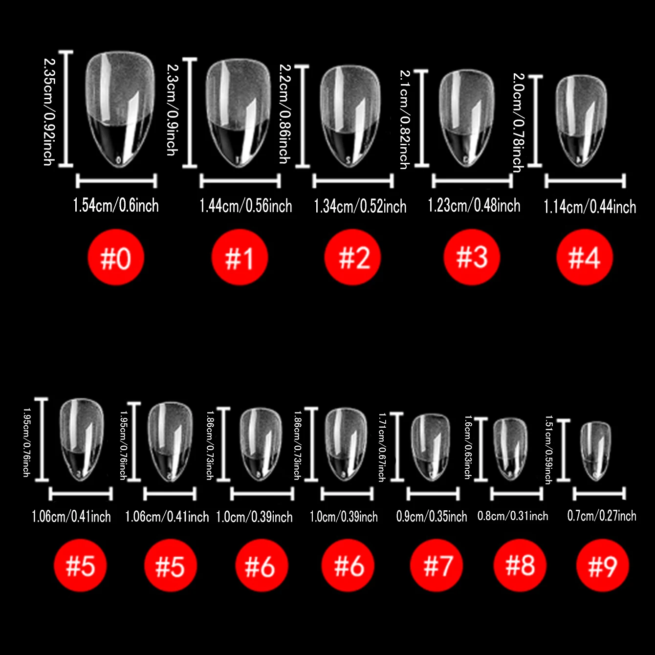 240 Stück kurze Mandel nagels pitzen weiches Gel vorgeformte Acryl nagels pitzen halb matte volle Abdeckung Nagels pitzen klar gelly drücken auf Nagel – Detail 16