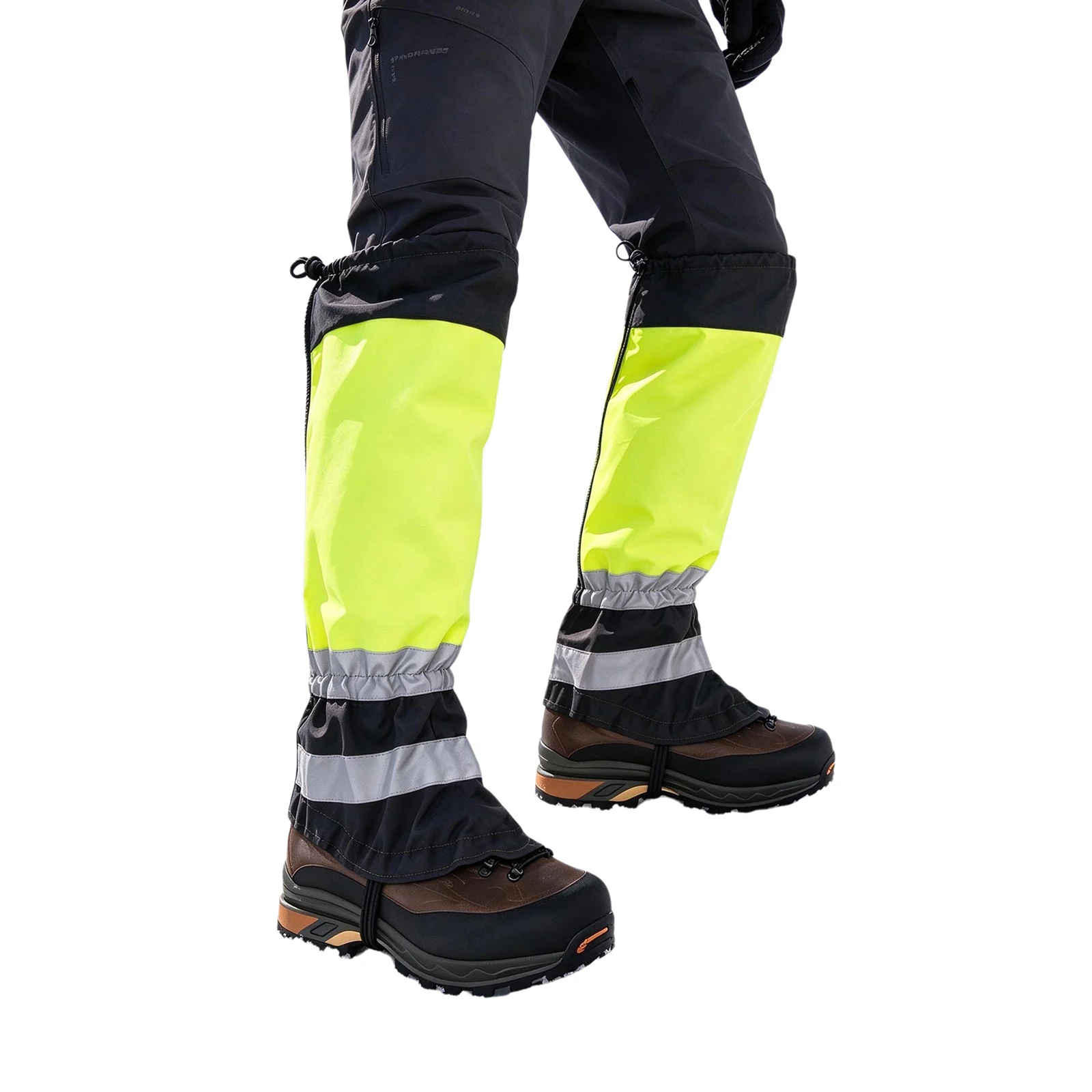 防水レッグゲイター、アウトドア用、雪地用、雪山用、登山用、砂漠用、ハイキング用、雪や砂から足を保護するレッグカバー、スキー用。