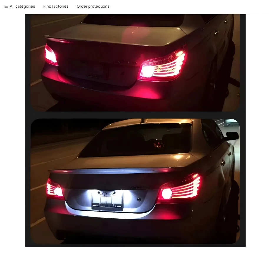 LED Tail Light For BMW 5 Series E60 520i 523i 525i 530i 2003–2010