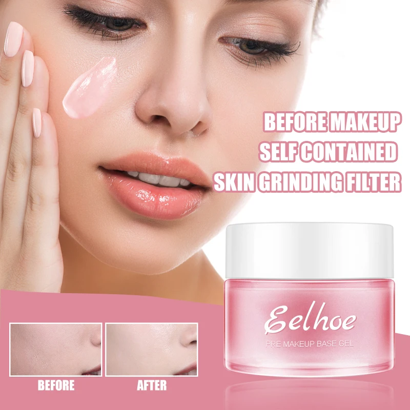 EELHOE-Gel de premaquillaje, Base Facial transparente, control de aceite ligero, corrector hidratante, aislamiento de poros invisibles, 1/2/3 piezas