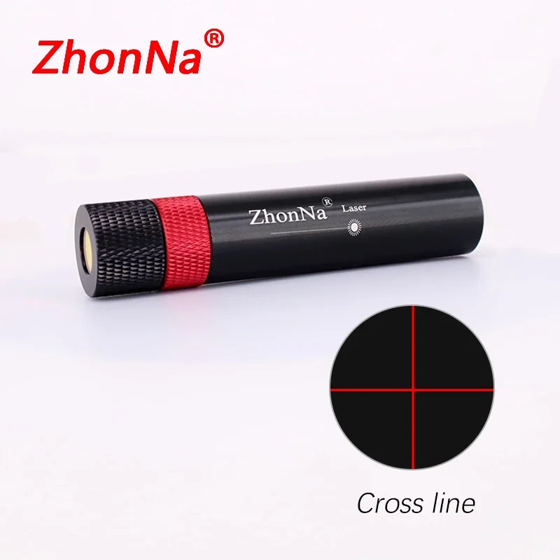 660nm200 Red Laser Positioning Module for Wood&Stone Cutting,  Horizontal & Cross Lines, USB-A Charging, DC5521 Cable, 3-5V