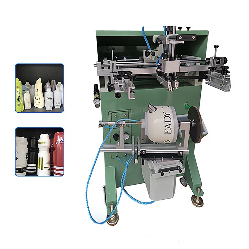 Power Tool Handle Screen Printing Machine curved screen printing machine cylindrical item manual curved screen printing machine